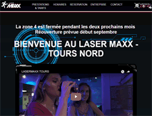Tablet Screenshot of lasermaxxtours.com
